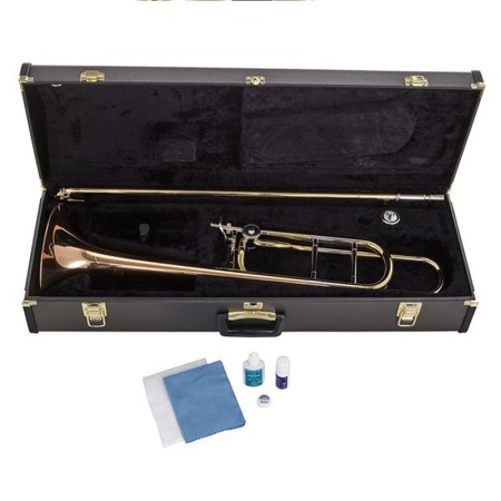 Trombone Yamaha YSL548 GO F/F Bb Lacado - Sanganxa.com