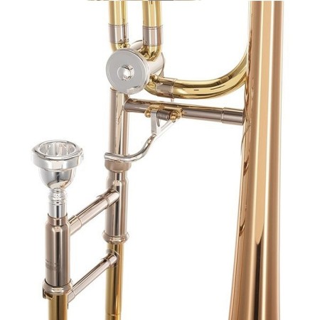Trombone Yamaha YSL548 GO F/F Bb Lacado - Sanganxa.com
