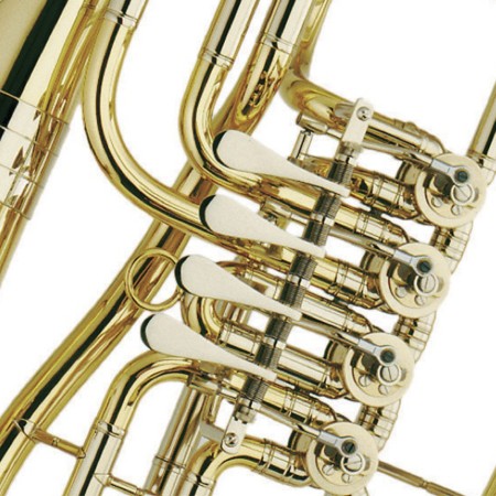Tuba Wagneriana Bb Hans Hoyer 822 Lacado - Sanganxa.com
