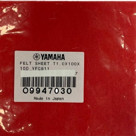 Folha de feltro YAMAHA O9947030 T1.0X100X100 - sanganxa