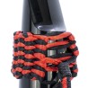 Braçadeira para clarinete Bambú Braçadeira para clarinete feita à mão, vermelha e preta - Sanganxa.com