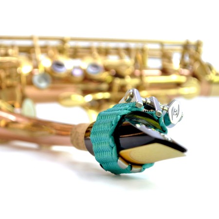 Bambu Nova Pinça para Saxofone Alto Turquesa - Bambu Nova Pinça para Saxofone Alto - Turquesa Sanganxa.com
