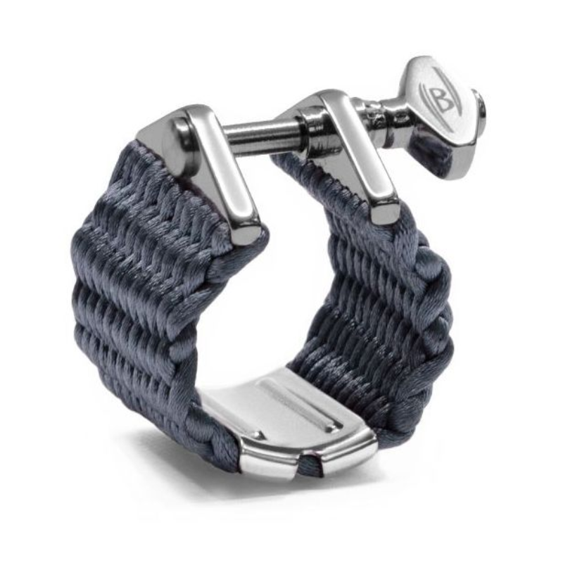 Abraçadeira para Saxofone Tenor Bambu Nova Cinza Grafite - Bambu Nova Cinza Grafite Sanganxa.com