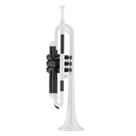 Trompete ABS Bb Branco - Sanganxa.com