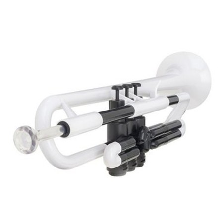 Trompete ABS Bb Branco - Sanganxa.com