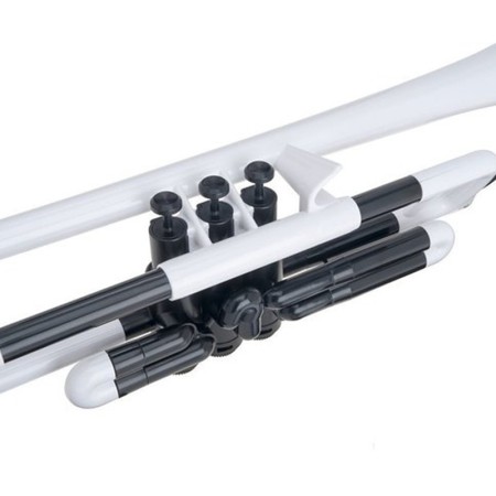 Trompete ABS Bb Branco - Sanganxa.com