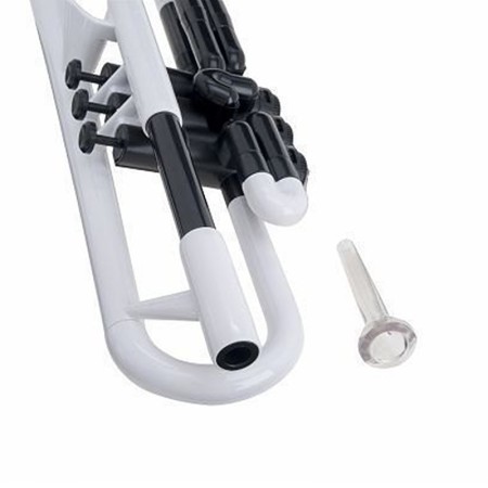 Trompete ABS Bb Branco - Sanganxa.com