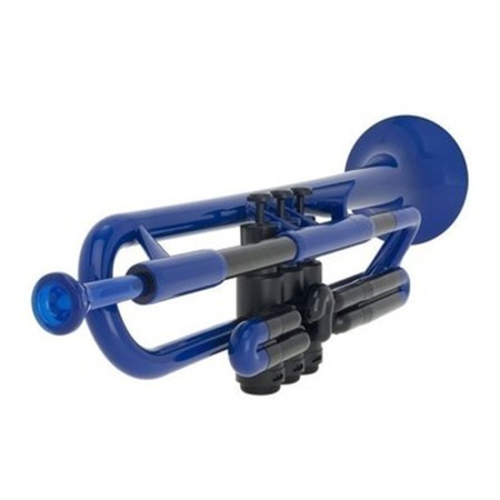 Trompete Ptrumpet ABS Bb Azul- Sanganxa.com