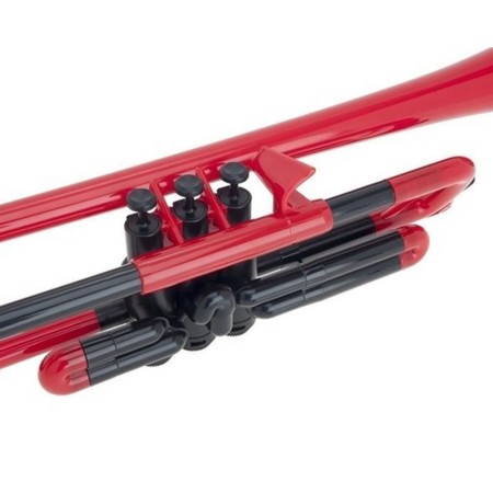 Trompete Ptrumpet ABS Bb Vermelho - Sanganxa.com
