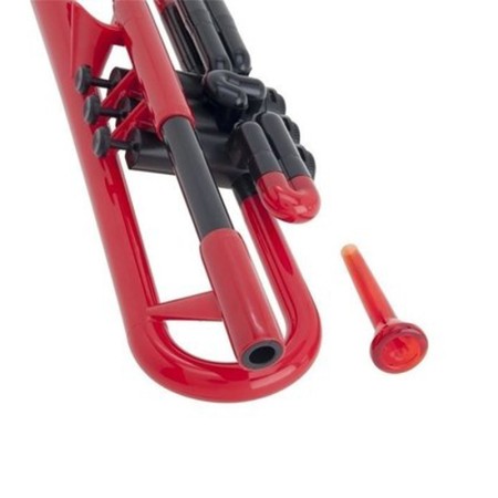 Trompete Ptrumpet ABS Bb Vermelho - Sanganxa.com