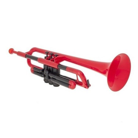 Trompete Ptrumpet ABS Bb Vermelho - Sanganxa.com