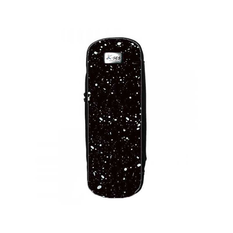 K-Ses Premium Requinto Mini Fiusion Gloss Black Case - Sanganxa.com