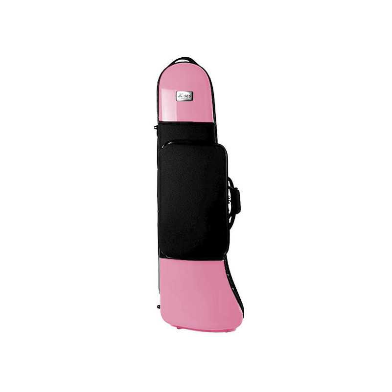 Estojo para Trombone K-Ses Premium Rosa Brilhante - Sanganxa.com