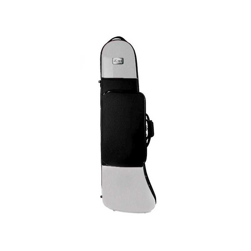 Estojo para Trombone K-Ses Premium Cinzento Metálico Brilhante - Sanganxa.com