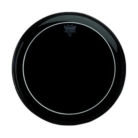 PARCHE 24" REMO PINSTRIPE EBONY BOMBO Remo - 1