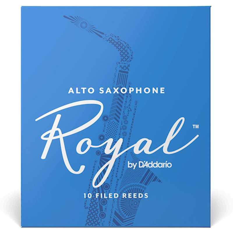 Caixa de palhetas para Saxofone Alto D'addario Royal 4 -Sanganxa.com