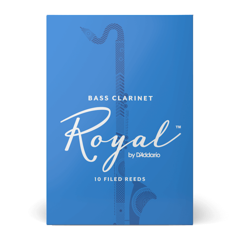 Caixa de palhetas para clarinete baixo D'Addrio Royal - Sanganxa.com