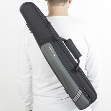 Estojo para Clarinete Ref. 199 Omb Preto/Cinza - Ortola - Sanganxa.com