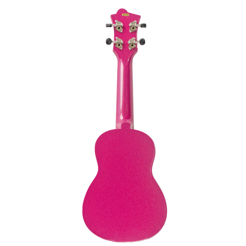 Draagband Strap Ukelele Kusjes Lippen zwart