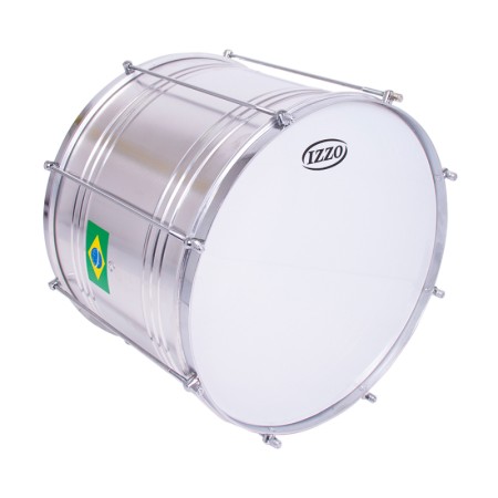 Surdo Fuzileiro Izzo 16"x30cm IZ0001 Aluminio  - Sanganxa.com