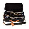 Estojo em pele Gard 5ECLK para três trompetes Elite - Sanganxa.com