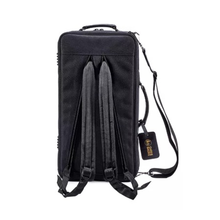 Gard 5MCSK Estojo para três trompetes em nylon preto - Preto Sanganxa.com
