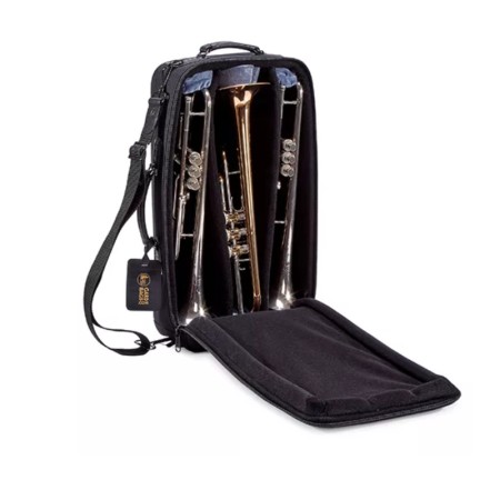 Gard 5MCSK Estojo para três trompetes em nylon preto - Preto Sanganxa.com