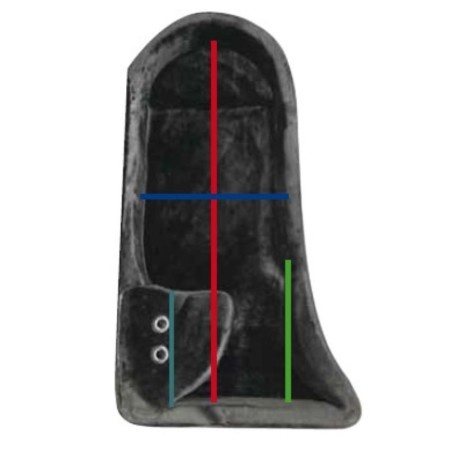 Estojo para campânulas de tuba 45,5 Cms Ref. 8026 Preto - Ortola - Sanganxa.com