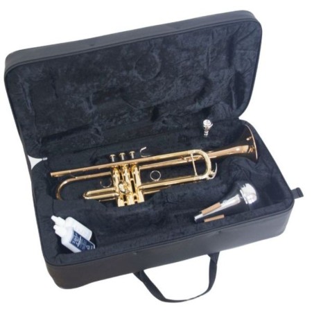 Estojo para trompete Ortola 102 Brg Amelie Series Red - Sanganxa.com