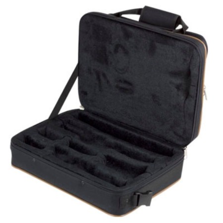 ESTUCHE CLARINETE ORTOLA HB186 PARTITURA NEGRO/MORADO