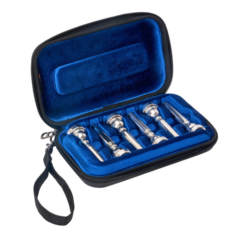 Estojo para 6 boquilhas de trompete Protec BM214 Micro Zip -Sanganxa.com
