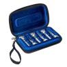 Estojo para 6 boquilhas de trompete Protec BM214 Micro Zip -Sanganxa.com