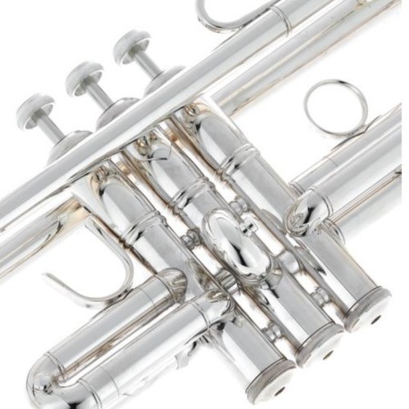 Trompete Bach 180 43R Stradivarius prateado - sanganxa.com