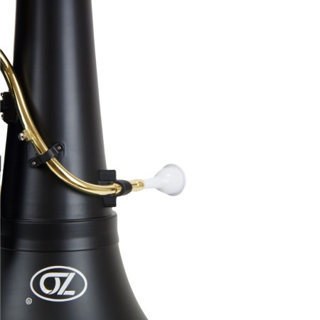 Tuba Zo de ABS Tamaña 3/4 Sib Negra Mate Híbrida -sanganxa.com