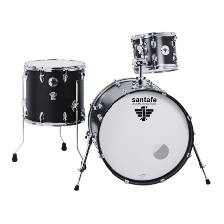 Bateria Santafe Set Compact Bombo de 20" Negro -sanganxa.com