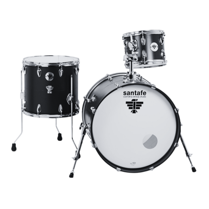 Bateria Santafe Set Compact 20" Bass Drum Black - sanganxa.com