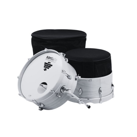 Bateria Santafe Set Compact Bombo de 20" Negro -sanganxa.com