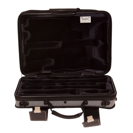 Estojo para Clarinete Bam Flanela Cinza 3027 MGF | Sanganxa Music Store