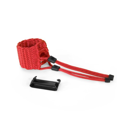 Abraçadeira para Saxofone Tenor em Bambu UNA Vermelho - sanganxa.com