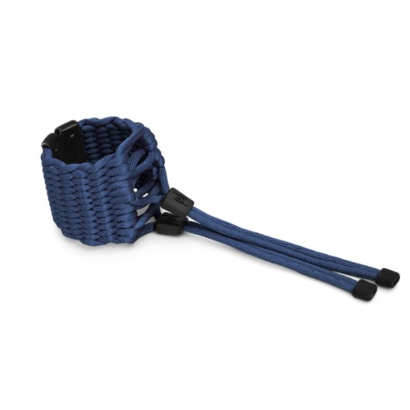 Abraçadeira para Saxofone Alto em Bambu UNA Azul - sanganxa.com