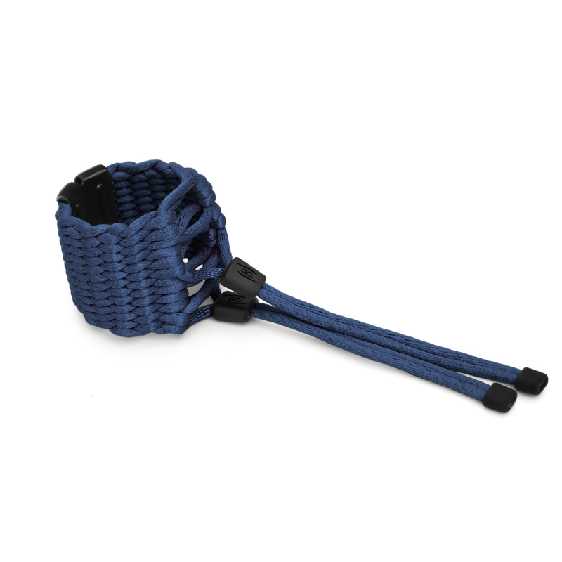 Abraçadeira para Saxofone Alto em Bambu UNA Azul - sanganxa.com