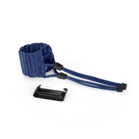 Abraçadeira para Saxofone Alto em Bambu UNA Azul - sanganxa.com