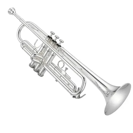 trompete jupiter jtr 500sq banhado a prata