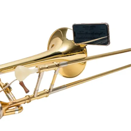 Suporte para Trombone Bell 3dTone Para Telemóvel e Ebook -sanganxa.com
