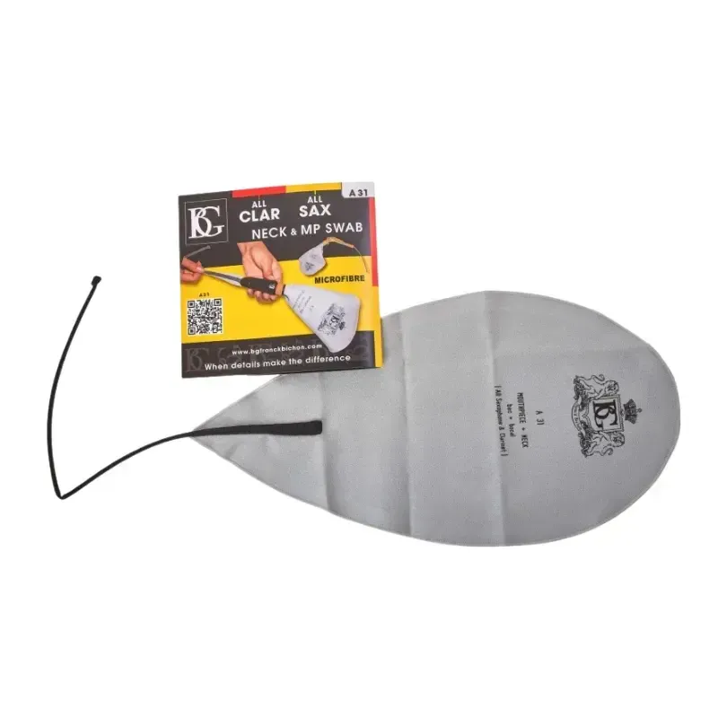 Pano de limpeza para boquilhas de saxofone BG A31 | Sanganxa Music Store