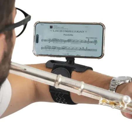 Suporte de flauta 3dtone para telemóvel e Ebook -sanganxa.com