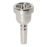 Greg Black 1 Bass Trombone Mouthpiece 18g Regular Silver Plated -sanganxa.com
