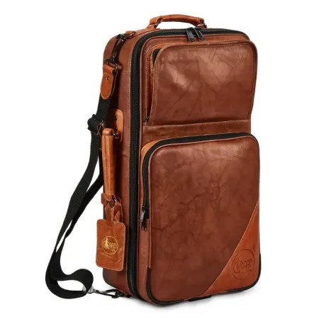 Funda Gard 5ECLN LT 3 Trompetas Piel Marrón Envejecido -sanganxa.com