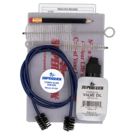 Kit de manutenção para trompete lacado Superslick -sanganxa.com