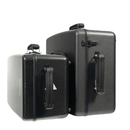 Estuche 4 trompetas Wahnsinn carbono mate y negro